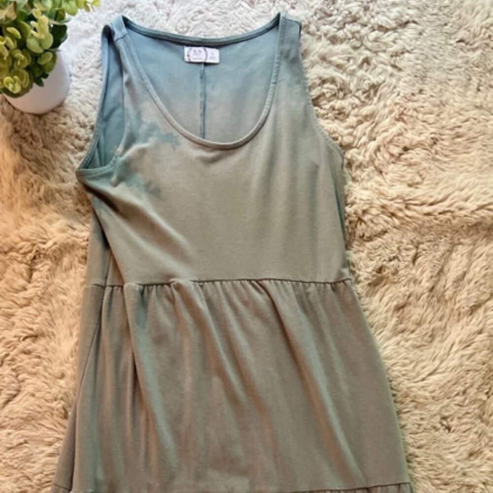 Maurices Tiered Maxi Dress – XS, Soft & Flowy Green